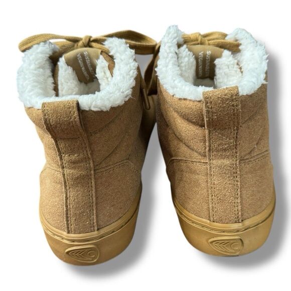 Cariuma OCA High Top Suede Sneaker Camel Lined Men’s Sz 6.5 / Women’s Sz 8 - Picture 4 of 11